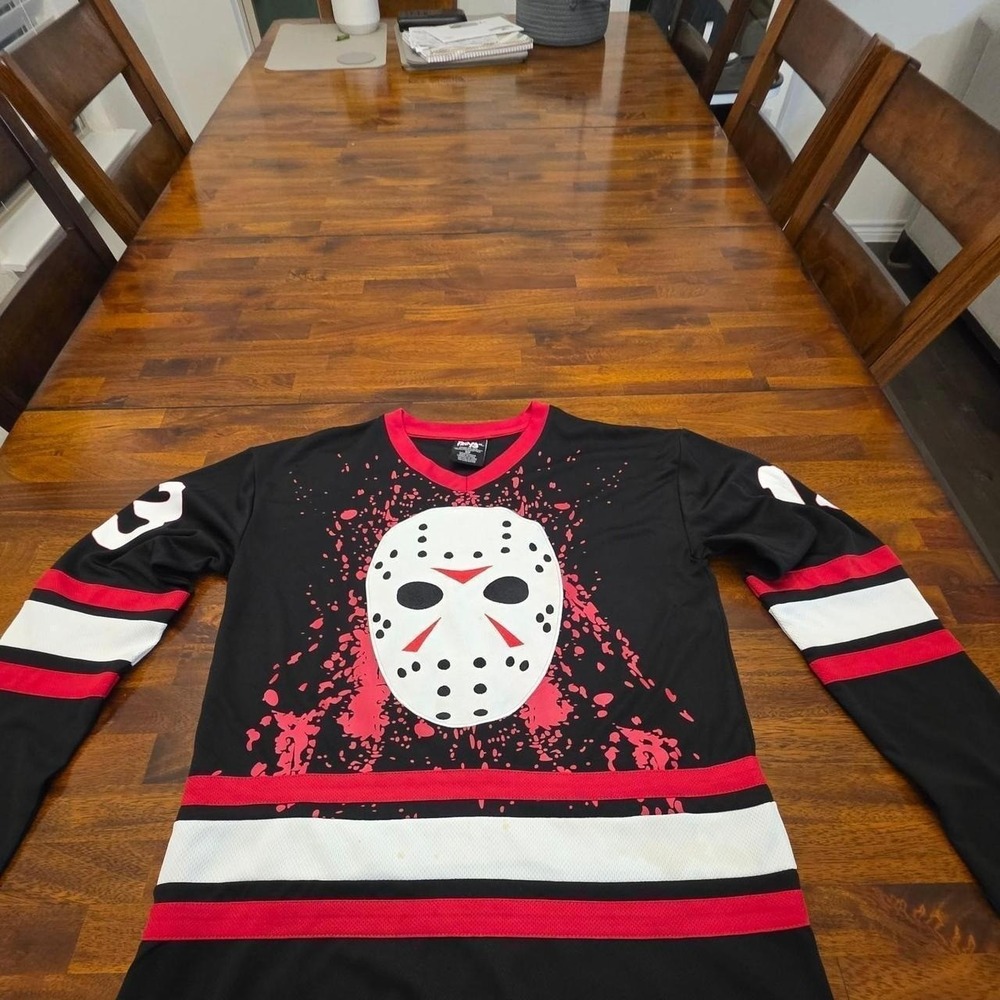 Friday the 13th hockey jersey jason vorhees small sku 61 - Picture 2 of 7